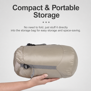 Wearable Cloak <b>Sleeping</b> Bag Cape Style Sack Ultra <b>Light</b> Silk Wadding Thickened Cold Proof for Adult Outdoor Camping - Product Image 3