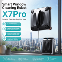 X7PRO, робот для протирания окон, базовая станция, бесщеточный двигатель, Управление приложениями-Электрический бытовой Автоматический робот для очистки окон