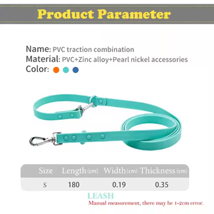 Wasserdichtes taktisches Hunde halsband und Leinen-Set Hunde halsband und Leinen-Set Luxus Täglicher Gebrauch Multifunktion aler Vinyl-oder Gummi hund - Product Image 4