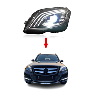 Actualización para Mercedes Benz <span class=keywords><strong>GLK</strong></span> X204 GLK300 260 <span class=keywords><strong>200</strong></span> 2008-2015, Faro Delantero LED Estilo Maybach, Conjunto de Faro Delantero, Lámpara de Luz Delantera - Product Image 1