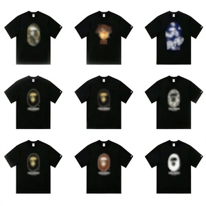 Streetwear <b>Animal</b> Print Smart Casual T-Shirt 100% Organic Cotton Crew Neck Breathable Short Sleeve Daily Wear Tops - Product Image 3