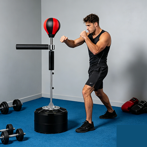 KDST Bestseller Universeller Standfuß Höhenverstellbarer Kickbox-Boxsack mit PU-Material Kunststoff-Außensohle und Sandfüllung - Product Image 1