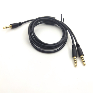 Câble audio plaqué or 6,35 mm (1/4 pouce) mâle vers 3,5 mm (1/8 pouce) femelle, câble transmetteur-récepteur externe avec connecteur jack 3,5 mm - Product Image 3