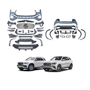 2024 pour BENZ W167 GLE53 AMG pare-chocs de voiture avant et arrière Sport Style ABS Kit de mise à niveau pour modèle <span class=keywords><strong>GLC</strong></span> X253 - Product Image 1
