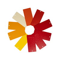Peinture en poudre électrostatique RAL3020 Rouge Vif Brillant pour extincteurs