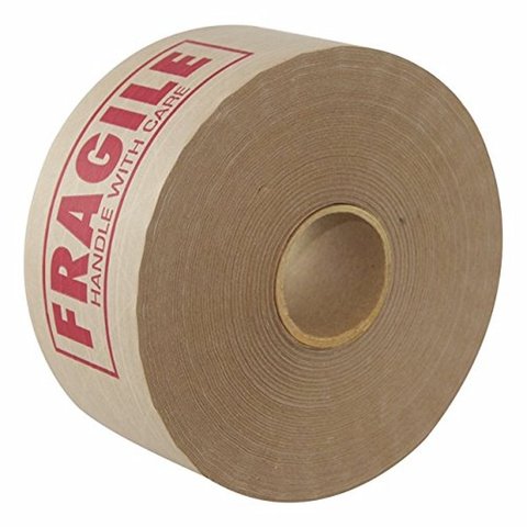 Custom Logo Freon-Proof XDS Brand Kraft Paper Water Activated Acrylic Adhesive Single Sided Fiber Reinforced Carton Paper