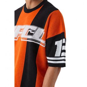 Custom Oversized <b>100</b>% <b>Polyester</b> Knitted T-<b>Shirt</b> for Men Football Print Digital Printing Method - Product Image 3