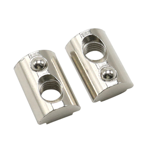 Écrous à rainure en T en acier inoxydable d'usine professionnelle rouleau dans le curseur en aluminium M8 t écrou à fente de marteau 6 profils <span class=keywords><strong>Inox</strong></span> avec boule à ressort - Product Image 6