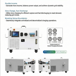 Chargeur mobile DC tout-en-un Daoyu 50 kWh pour véhicules électriques, station de charge d'urgence portable, CCS1/CCS2/GBT, batterie ESS, sans réseau requis, OCPP - Product Image 2