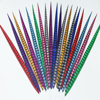 Plumes Longues de Faisan Lady Amherst Artificielles Teintes en Gros pour Décorations de Carnaval, Festival et Samba