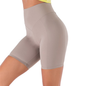 de <span class=keywords><strong>Yoga</strong></span> las mujeres Spandex botín grande pantalones cortos de gimnasio deporte corto de entrenamiento pantalones cortos - Product Image 6