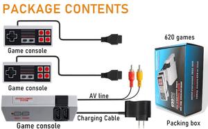 Meilleur prix Console de jeu vidéo portable avec connexion double intégrée à la télévision et <span class=keywords><strong>jeux</strong></span> classiques - Product Image 3