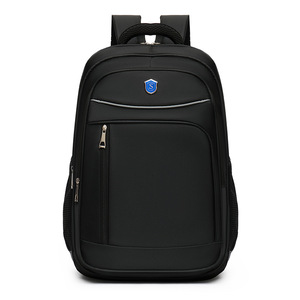 Laptop <b>Backpack</b> For Men Large Capacity Business Travel <b>With</b> Laptop <b>Compartment</b> Casual Style Black - Product Image 1