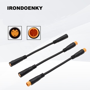 Câble d'extension de frein à manette M8 étanche à 3 broches, mâle vers femelle, <span class=keywords><strong>pour</strong></span> vélo électrique 5V - Product Image 6