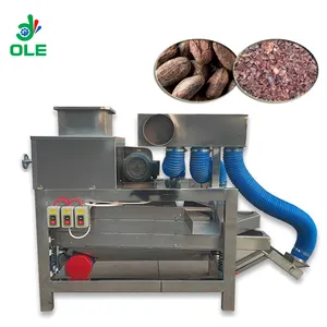 400kg/h Commercial Cocoa Bean Skin Remover Machine KT-3 Fast Speed Cocoa Bean Sheller Winnower Machine