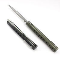 Cuchillo Plegable, Hoja de Acero S35VN, Mango de Nailon Estilo Esqueleto, Estilo Italiano, 4 Estilos, OEM