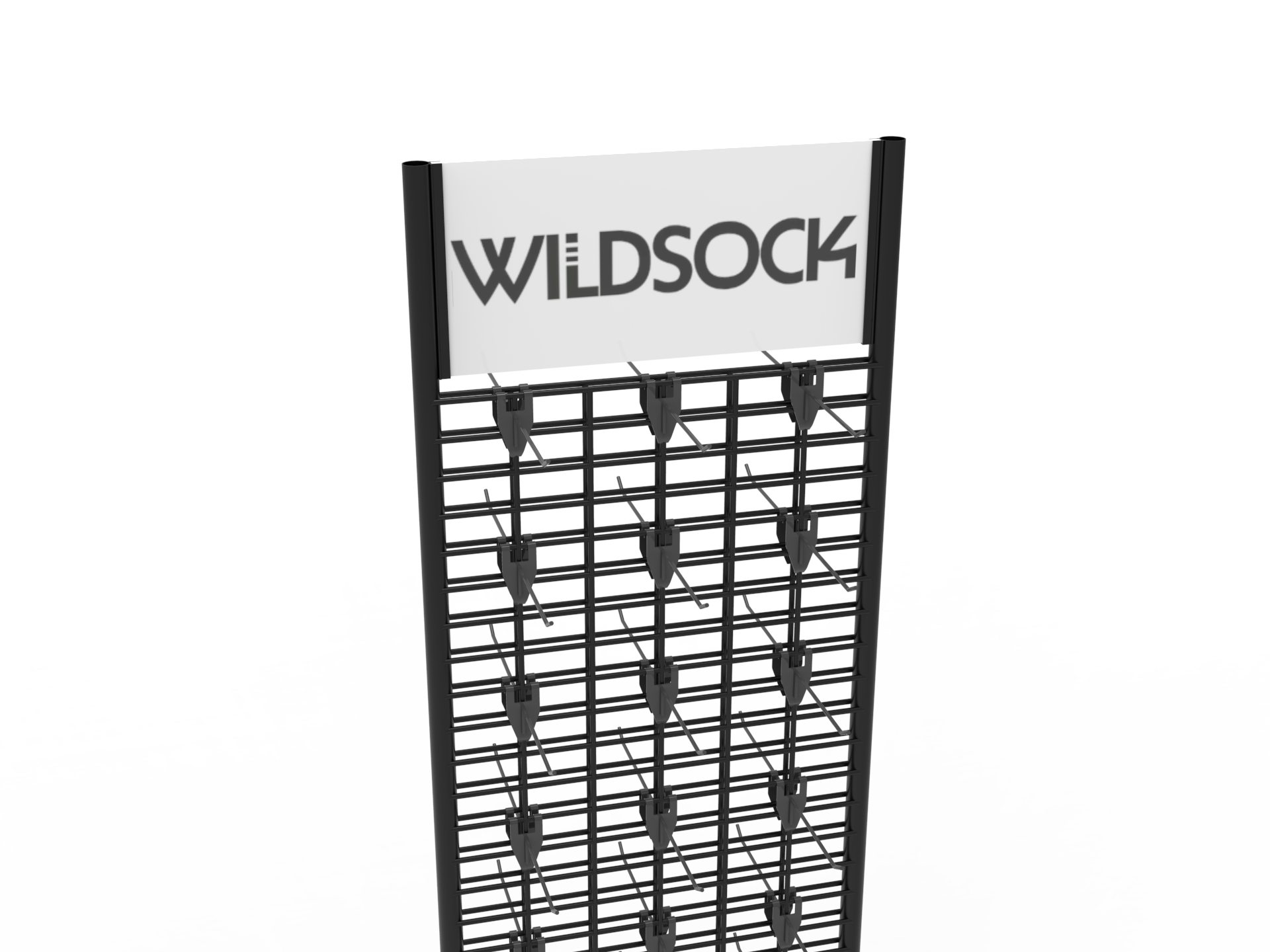 Modern Double-Sided Display Rack for Socks Jewelry Tools-Supermarket Store Rack with Varnish Surface Treatment for Promotions — view 6