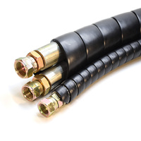 Protector de Manguera Flexible con Protección UV JDD, Envoltura Espiral de HDPE de Alta Densidad, Fabricante