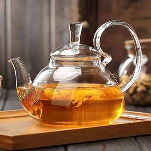 Juego de tetera de cristal de diseño clásico de estilo árabe marroquí, vasos de café y té de estilo turco con infusor, hervidor al por mayor - Product Image 5