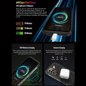 <span class=keywords><strong>Ulefone</strong></span> Power <span class=keywords><strong>ARMOR</strong></span> <span class=keywords><strong>18T</strong></span> ultra <span class=keywords><strong>5G</strong></span> โทรศัพท์มือถือ3G & 4G 6.58 "สมาร์ทโฟน<span class=keywords><strong>5G</strong></span> 66W108MP สมาร์ทโฟน24GB 512GB - Product Image 4