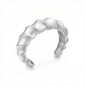 Amy Amy Fashion <b>Cuff</b> <b>Bracelet</b> B1017 <b>Silver</b> Plated Alloy Women's Classic Style Jewelry Gift - Product Image 3