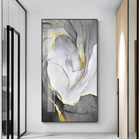 Peinture à l'huile de paysage moderne, peinte à la main sur toile, grande œuvre d'art murale