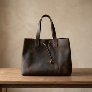 Bolsos de Mano de Cuero para Mujer, Auténticos, Impermeables, Ecológicos, Ligeros, de Gran Capacidad, con Cierre de Cremallera, Duraderos, con Múltiples Correas - Product Image 3