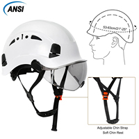 Casco de Seguridad ANTMAX, Duradero, ABS, ANSI, CE, Gorra de Trabajo, Casco Protector de Rescate para Escalada, Ciclismo y Trabajo al Aire Libre