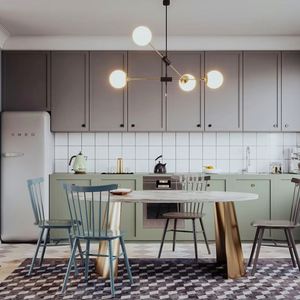 Contemporary Style <b>Kitchen</b> Cabinets Free Design <b>Kitchen</b> <b>Furniture</b> with Steel Sink & Marble Top Factory Direct - Product Image 1