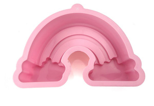 HY แม่พิมพ์สายรุ้งซิลิโคนรุ้งเมฆรูป<span class=keywords><strong>เค้ก</strong></span>ถาดอบ - Product Image 3