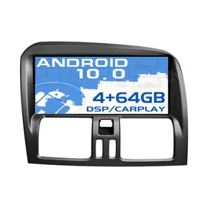 ボルボXC602009-2017オートラジオステレオGPSナビゲーションヘッドユニット用Android10.0128GBカーマルチメディアプレーヤー