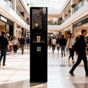 Máquina Expendedora de Café Instantáneo Inteligente y Económica, Automática, de Acero Inoxidable, Cafetera Comercial Automática - Product Image 5