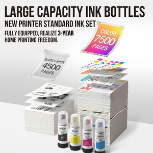 <span class=keywords><strong>Imprimante</strong></span> jet d'encre tout-en-un sans fil <span class=keywords><strong>EcoTank</strong></span> L3358 5760 dpi 33 ppm pour la maison et le bureau - Product Image 2