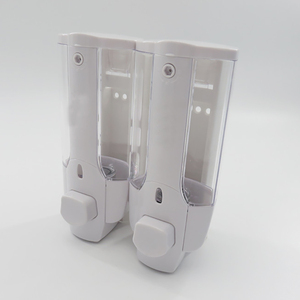 Giá Rẻ Phòng Tắm Nhựa Gel Tắm Dầu Gội Đầu 400Ml Chai Đôi Treo Tường Tay Xà Phòng Dispenser Cho Khách Sạn Nhà Văn Phòng - Product Image 4