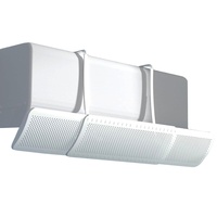 Déflecteur d'air conditionné réglable COOLWORLD, pare-vent pour climatiseur, pare-vent rétractable pour climatiseur