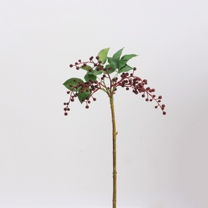 Bền Phong Cách Nhân Tạo Mỹ Pokeweed Bất Cảm Ứng <span class=keywords><strong>Phytolacca</strong></span> Hoa Sắp Xếp Trong Nhà Treo Tốt Nghiệp Giáng Sinh - Product Image 6