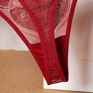 Sexy Kant Vos Dier Borduurwerk String Dames Slipje Mesh Garen Perspectief Jonge Vrouwen Meisjes Sexy Ondergoed - Product Image 3