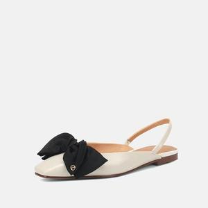 Nouvelles sandales plates papillon de style ballet, sandales en cuir sans talon pour femmes, chaussures plates pour femmes et filles, fabrication OEM - Product Image 2