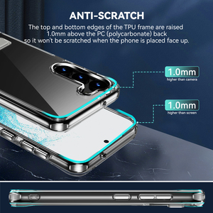 Funda transparente para teléfono móvil <span class=keywords><strong>Samsung</strong></span> S23 Plus, carcasa a prueba de golpes con rotación de 360 grados - Product Image 3