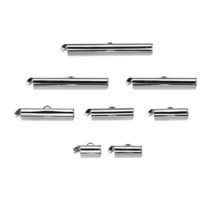 Connecteurs de bijoux DIY, perles à sertir, fermoirs rectangulaires pour la fabrication de bracelets, apprêts en fer plaqué - Product Image 3
