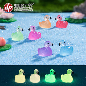 Dp Duck Resin <b>Miniature</b> Decorative Figurine For Home Decoration Artistic Craft Gift - Product Image 5