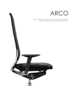 Chaise pivotante en cuir Pu de luxe, fonction chef de ménage, projet économique moderne, ordinateur de bureau, travail - Product Image 2