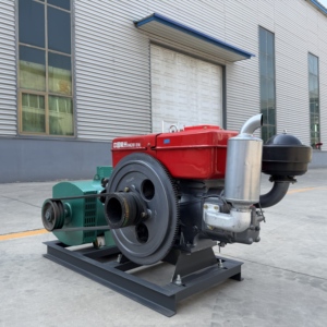 เครื่องกำเนิดไฟฟ้า 10kw/15kw/24kw แบบสูบเดียว สตาร์ทด้วยไฟฟ้า สามเฟส 400V รุ่น TFW-10-24 ระบบจ่ายไฟที่เสถียรและเชื่อถือได้ - Product Image 4