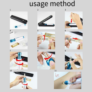 <span class=keywords><strong>Stylo</strong></span> électrique automatique pour <span class=keywords><strong>injection</strong></span> d'<span class=keywords><strong>acide</strong></span> <span class=keywords><strong>hyaluronique</strong></span>, dissolvant de graisse, pour le visage et les mains - Product Image 4