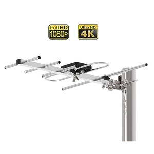 Antenne à Gain élevé Antenne Uhf Vhf Extérieure HD <span class=keywords><strong>Smart</strong></span> <span class=keywords><strong>Tv</strong></span> Dangle Antenne DVB-T2 Hdtv Antenne Numérique <span class=keywords><strong>Tv</strong></span> Antenne pour Longue Portée - Product Image 1