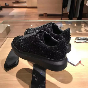 Top-quality luxury brand diamond-studded casual <b>shoes</b>, black thick-soled anti-slip walking <b>shoes</b>, for both men and women - Product Image 5