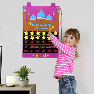 <span class=keywords><strong>Calendario</strong></span> de Pared de Fieltro con Diseño de Eid Mubarak <span class=keywords><strong>2022</strong></span>, <span class=keywords><strong>Calendario</strong></span> Decorativo Islámico Musulmán para el Ramadán - Product Image 2