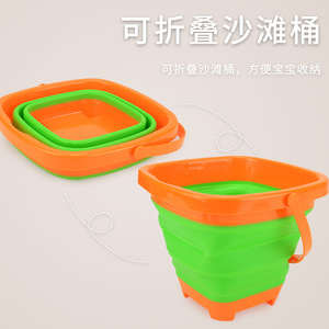 Giocattoli estivi da spiaggia per bambini che giocano <span class=keywords><strong>a</strong></span> scavare acqua e sabbia in Silicone senza Set di giocattoli da spiaggia 100% per uso alimentare per bambini al <span class=keywords><strong>mare</strong></span> - Product Image 6
