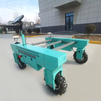 Plateforme robotique agricole motorisée intelligente à quatre roues, machine agricole sans conducteur, capacité de charge de 200 à 600 kg
