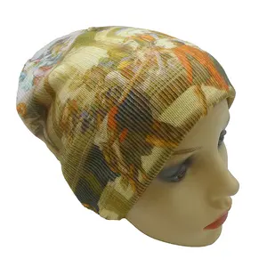 2023 nouveau design personnalisé sublimation bonnet bonnet tricoté crâne bonnets sans manchette unisexe mode bonnet casquette chapeau en gros